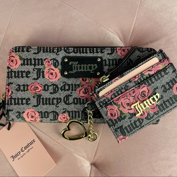 Juicy Couture Handbags - Juicy Couture Wallet & Card Case Bundle💖